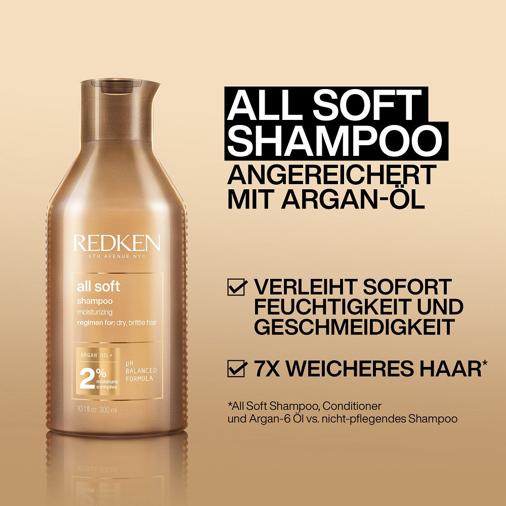 Redken All Soft Spring Coffret - Shampoo 300 ml + Conditioner 300 ml