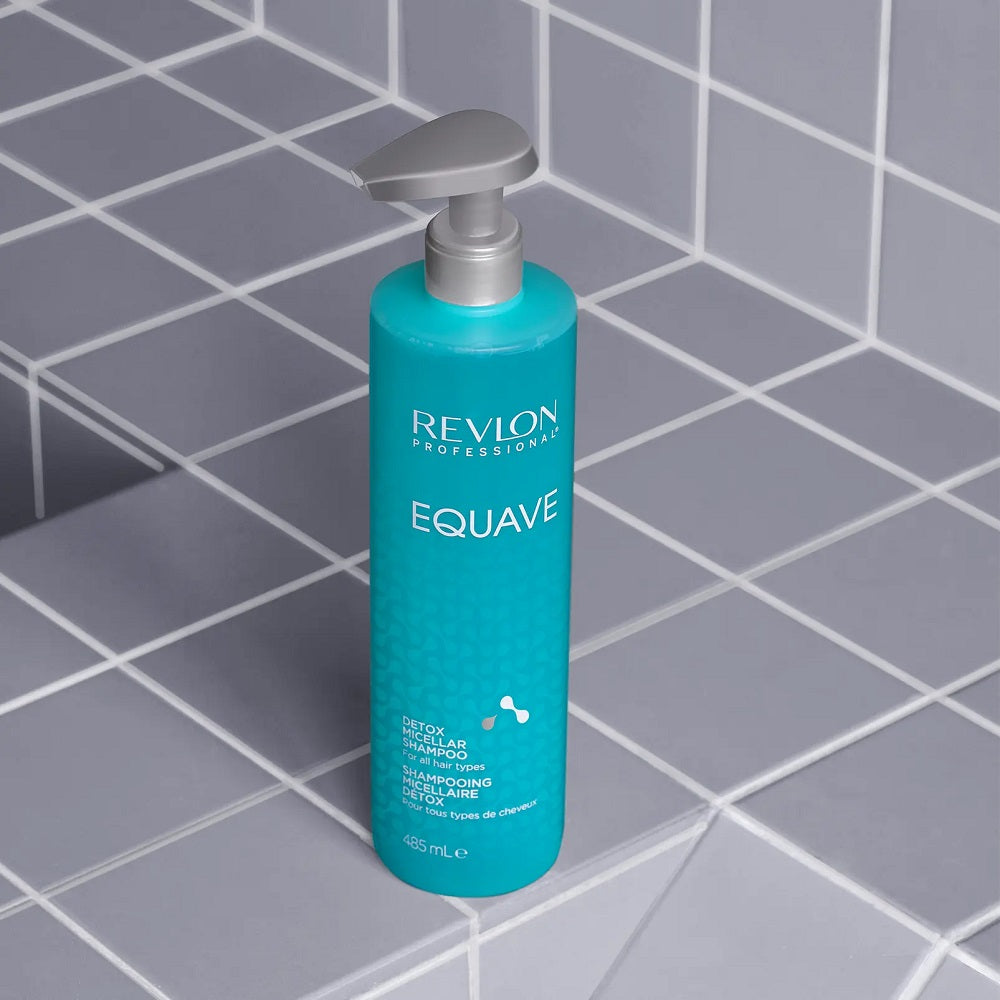 Revlon Equave Shampooing Micellaire Détox 485 ml + Après-shampoing Démêlant Hydro Instantané 500 ml