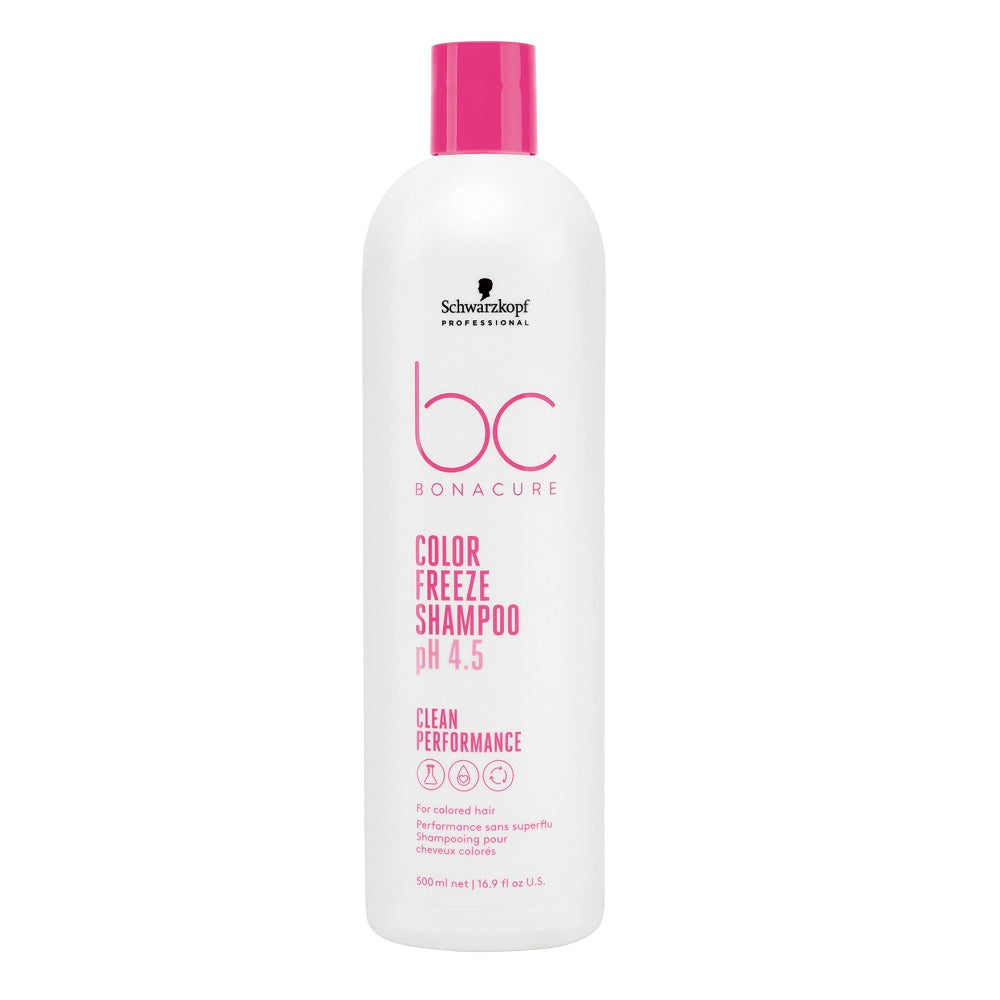 Schwarzkopf BC Color Freeze Shampoo 500 ml + Spray Conditioner 400 ml + Cosmetic Bag