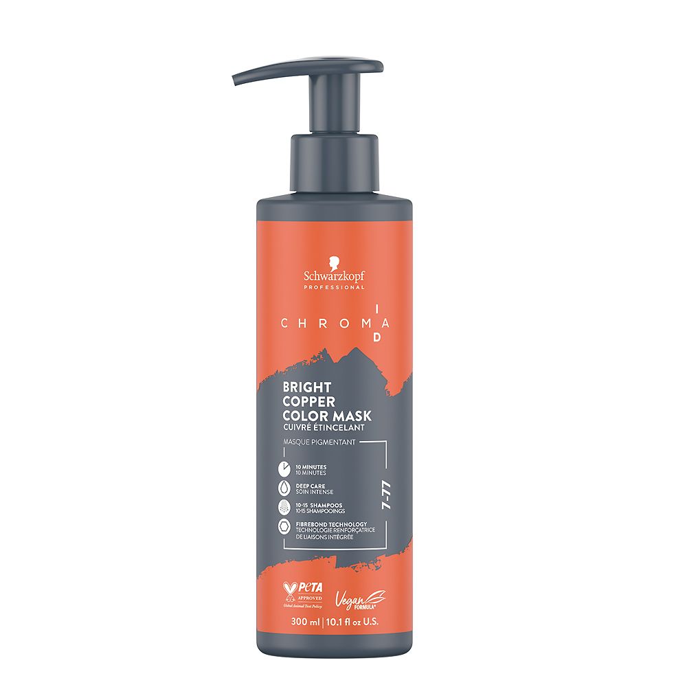 Schwarzkopf Professional Chroma ID Color Mask 7-77 Cuivre Brillant 300 ml
