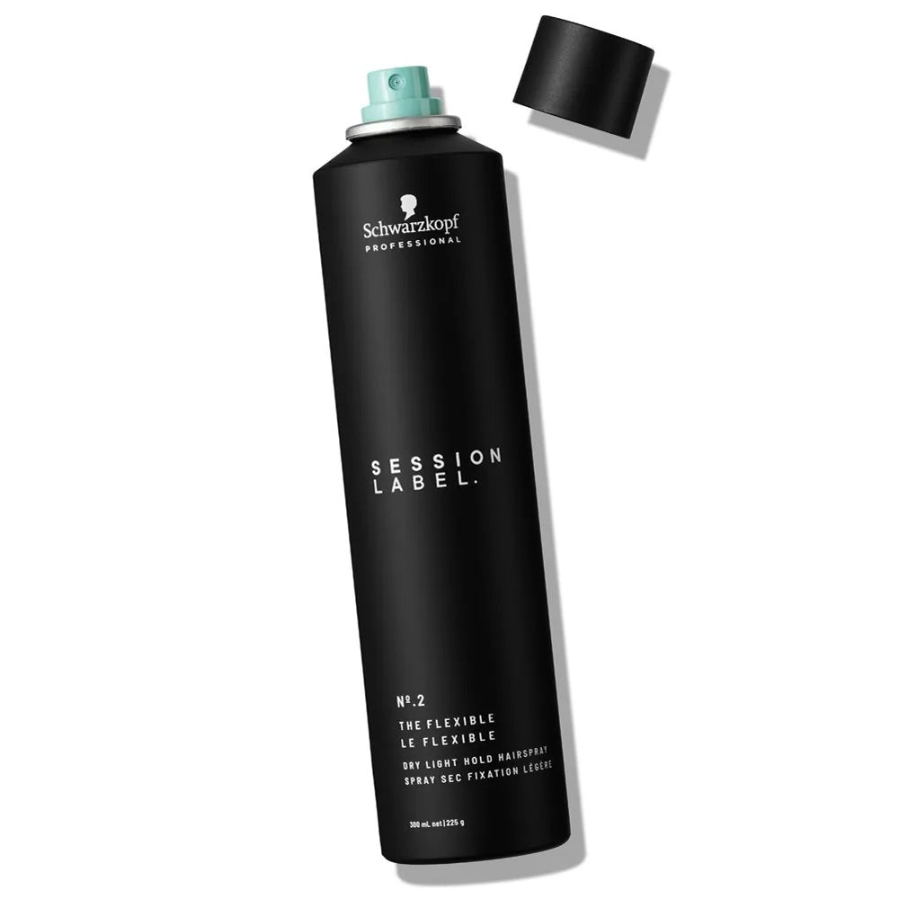 Schwarzkopf Session Label Laque Flexible Tenue Légère Sèche 300 ml