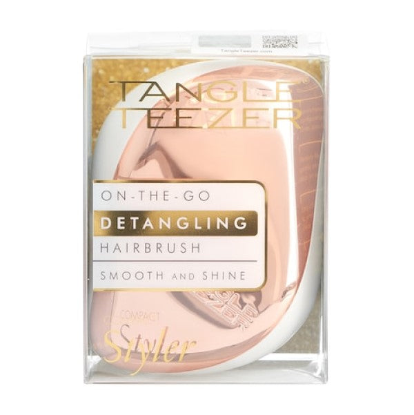 Tangle Teezer Compact Styler Rose Gold Cream - Brosse à cheveux