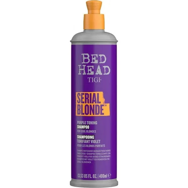Tigi Bed Head Serial Blonde Purple Toning Shampoo 400 ml - NEW