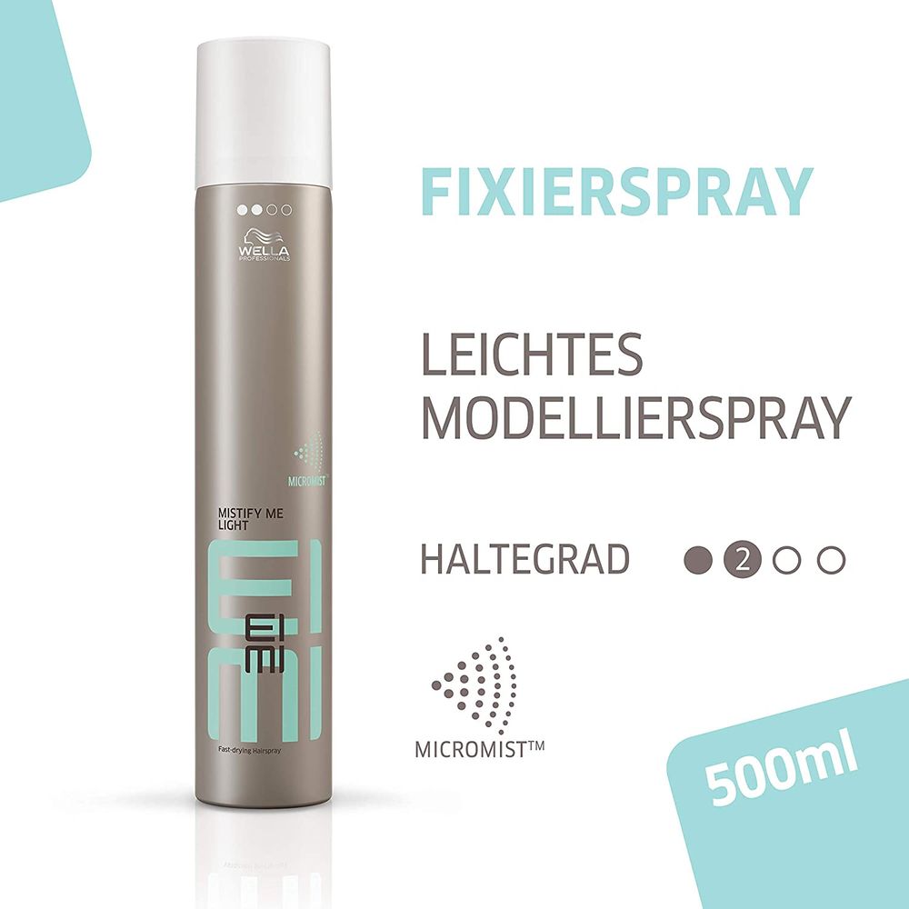 Wella EIMI Mistify Me Light 500ml - sofortiger mittlerer Halt