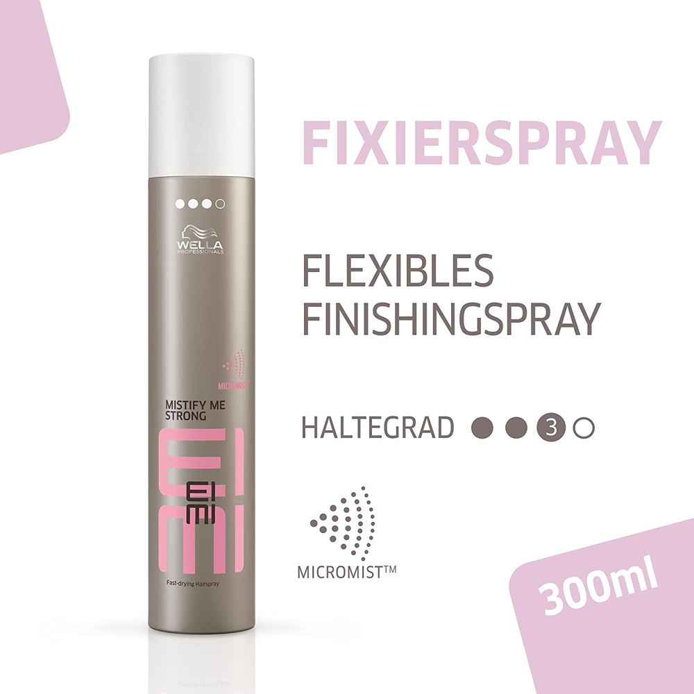 Wella EIMI Mistify Me Strong 300 ml - tenue forte instantanée