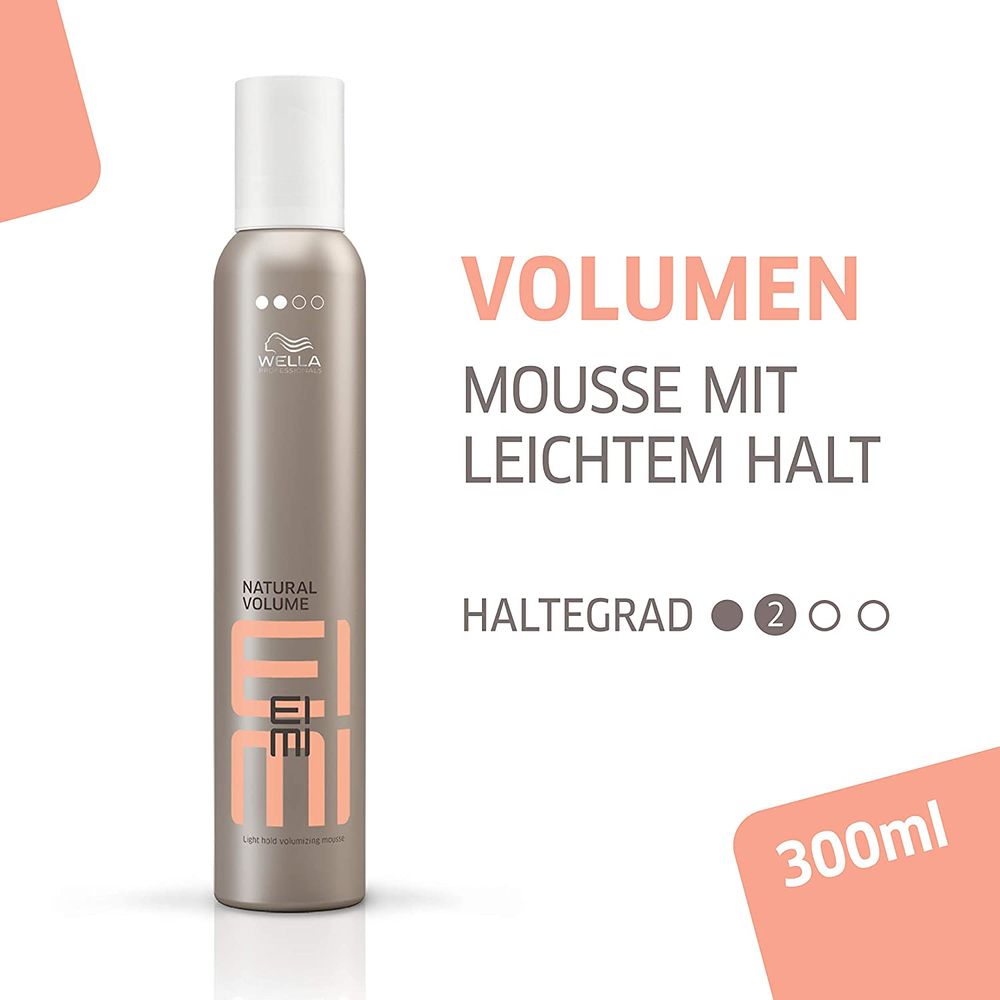 Wella EIMI Natural volume 300ml mousse volume tenue légère