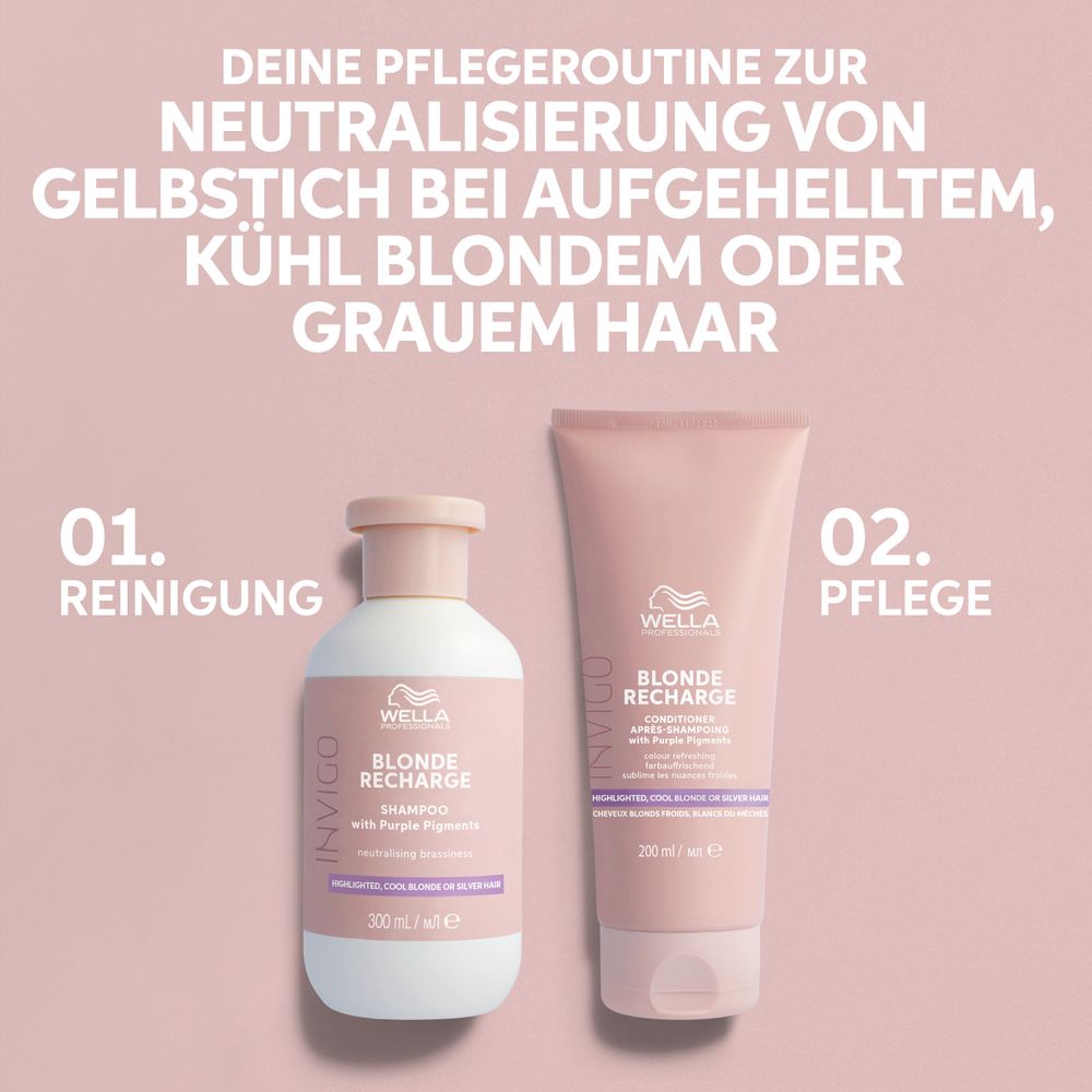 Après-shampoing Wella Professionals Invigo Blonde Recharge Cool Blonde 200 ml