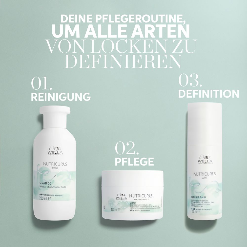 Wella Professionals NutriCurls Curlixir Balm Pflegebalsam für lockiges Haar 150 ml