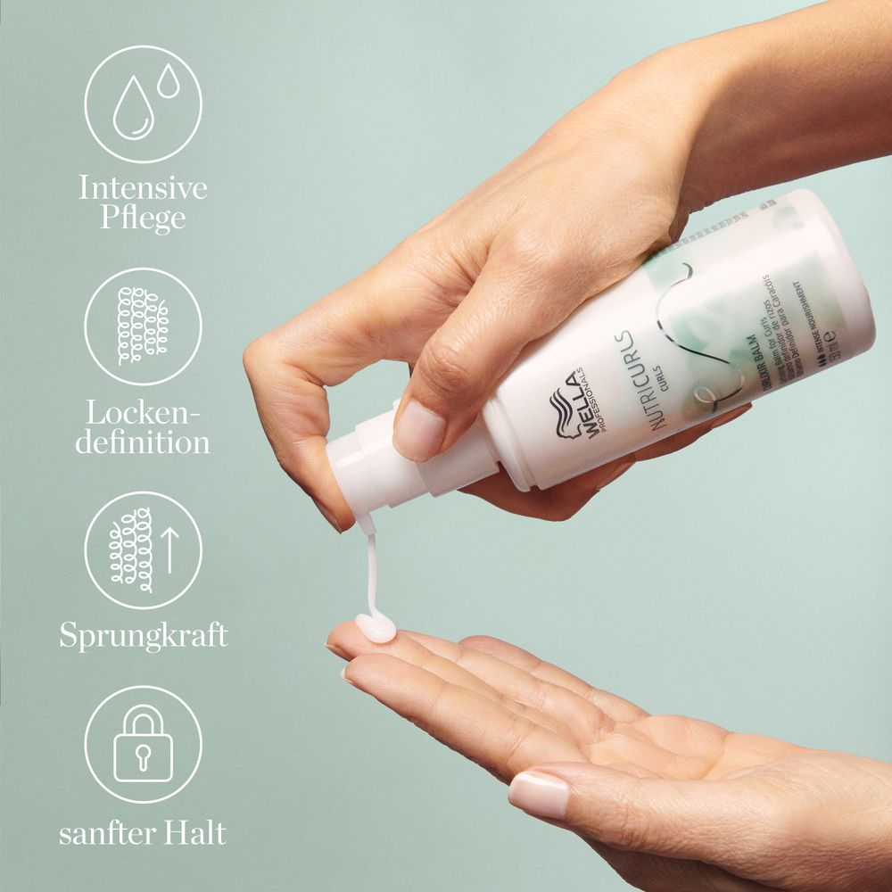 Wella Professionals NutriCurls Curlixir Balm Pflegebalsam für lockiges Haar 150 ml