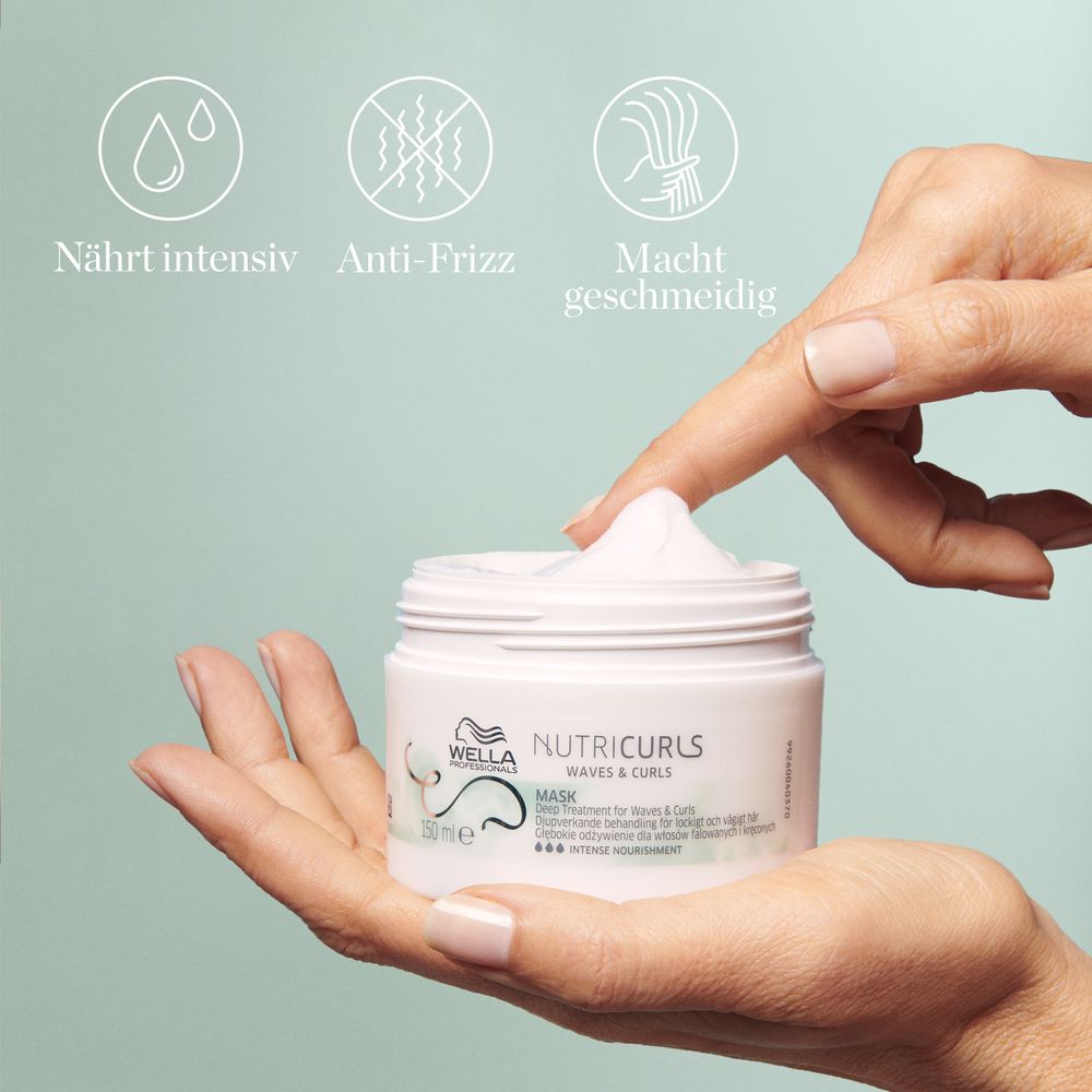 Wella Professionals NutriCurls masque pour boucles et cheveux ondulés 150 ml