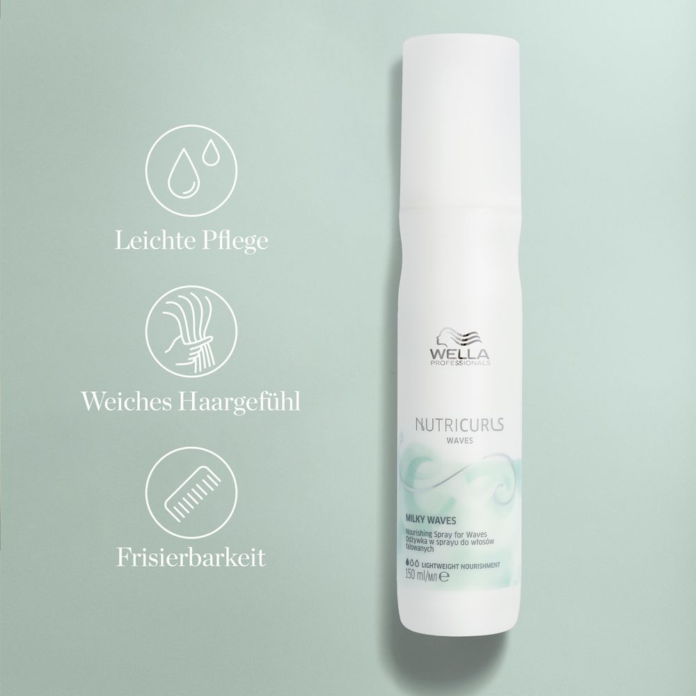 Wella Professionals Nutricurls Milky Waves Care Spray for Wavy Hair 150 ml