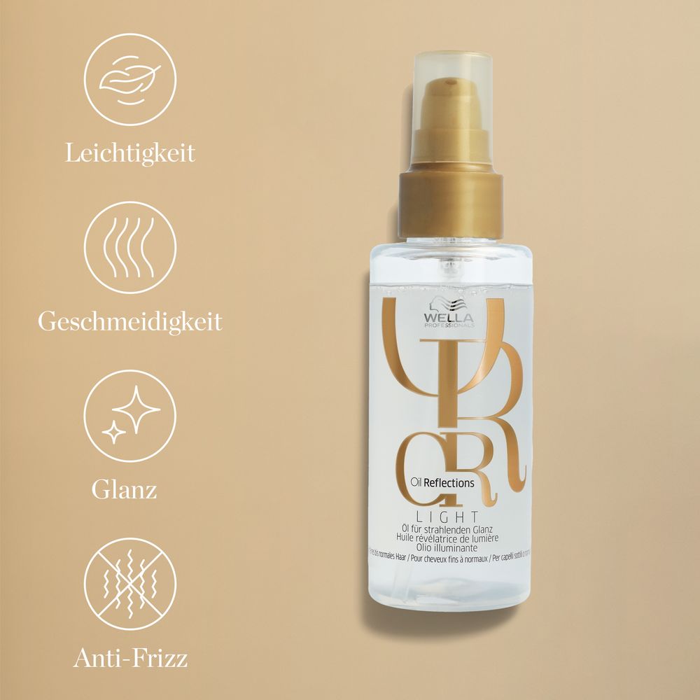 Wella Professionals Oil Reflections Light Oil 30 ml - huile de soin capillaire