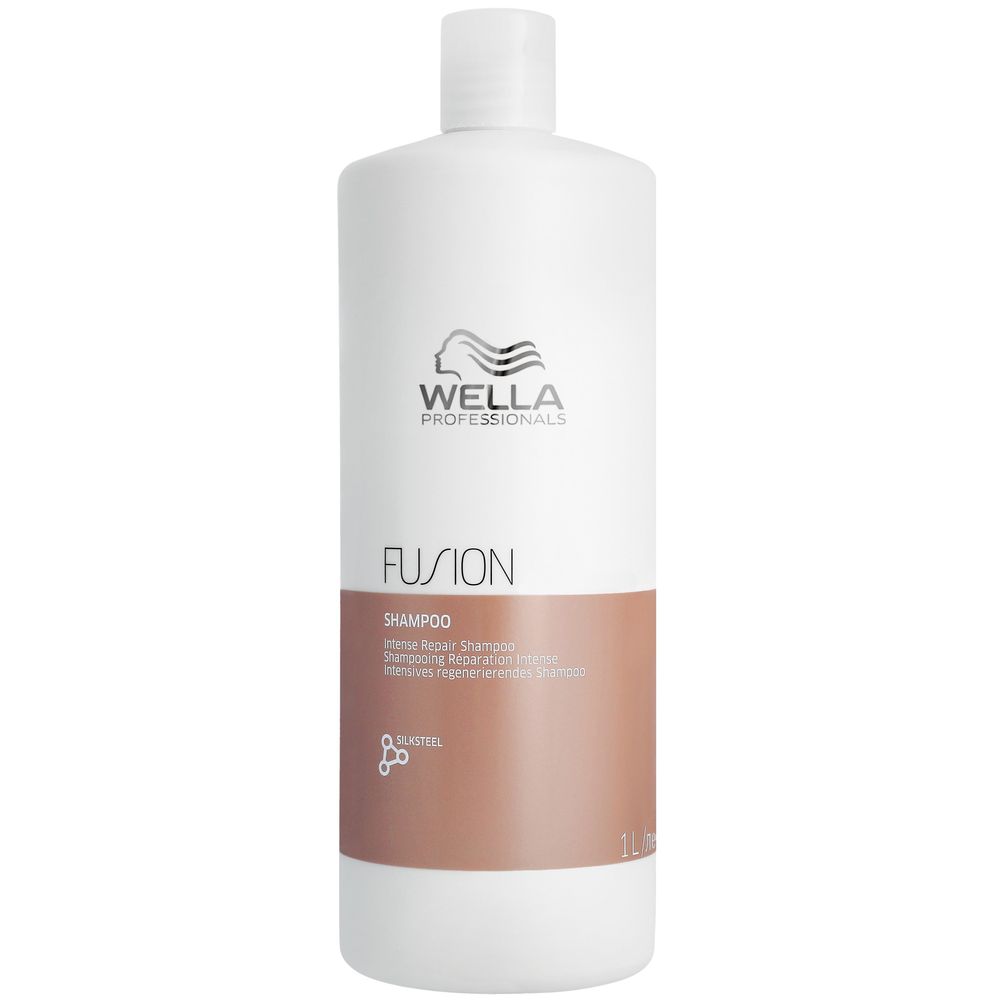 Coffret Wella Professionals Fusion Intense Repair - Shampoing 1000 ml + Après-shampoing 1000 ml