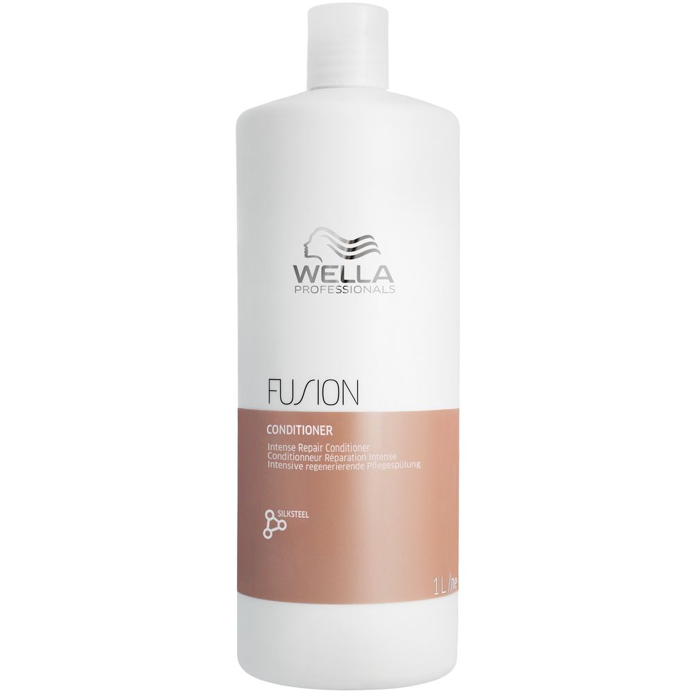 Coffret Wella Professionals Fusion Intense Repair - Shampoing 1000 ml + Après-shampoing 1000 ml
