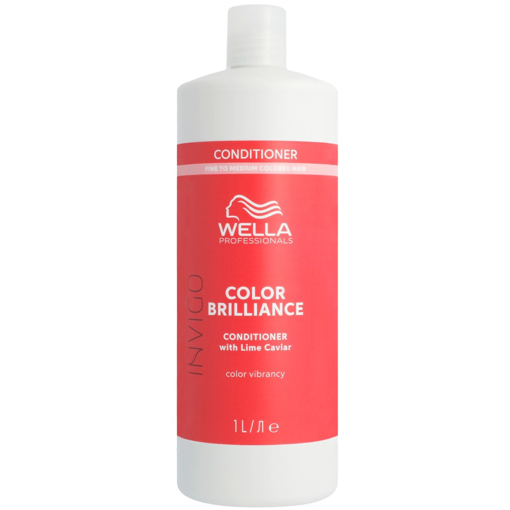 Coffret Wella Professionals Invigo Color Brilliance Fine - Shampoing 1000 ml + Après-shampoing 1000 ml
