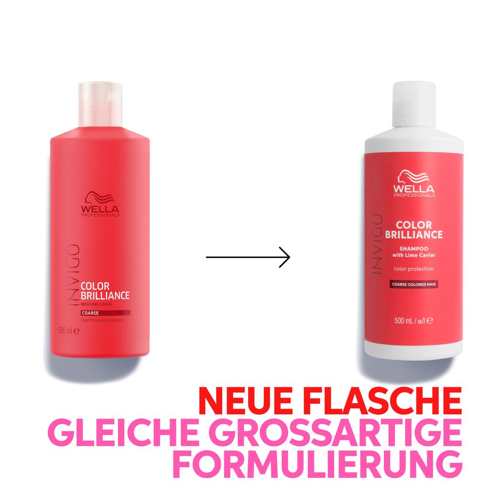 Wella Professionals Invigo Color Brilliance Shampooing Cheveux Épais 500 ml