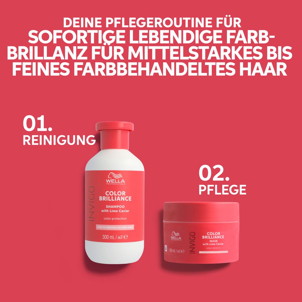 Wella Professionals Invigo Color Brilliance Shampooing Cheveux Fins 1000 ml