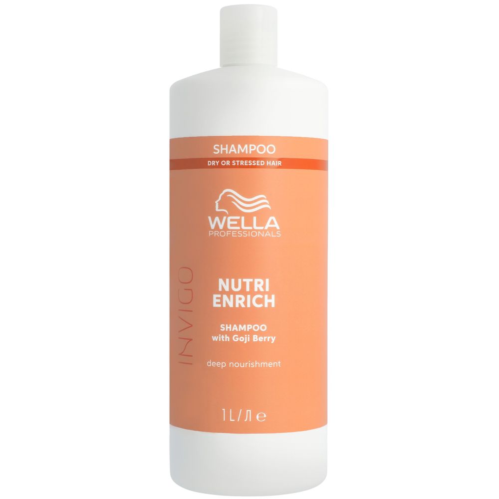 Coffret Wella Professionals Invigo Nutri-Enrich Deep Nourishing - Shampoing 1000 ml + Après-shampoing 1000 ml