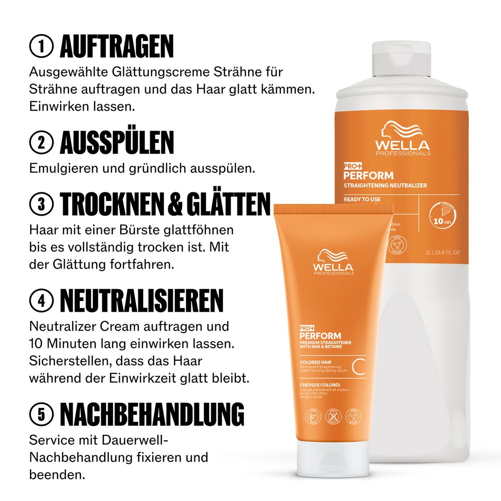 Wella Professionals Pro+ Perform Straightener N 200 ml - für normales Haar