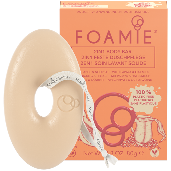 Soin de douche solide Foamie - Avoine pour être lisse