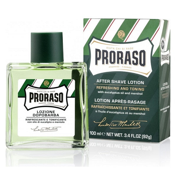 Proraso Lotion Après-Rasage Verte 100ml - Lozione Dopobarba