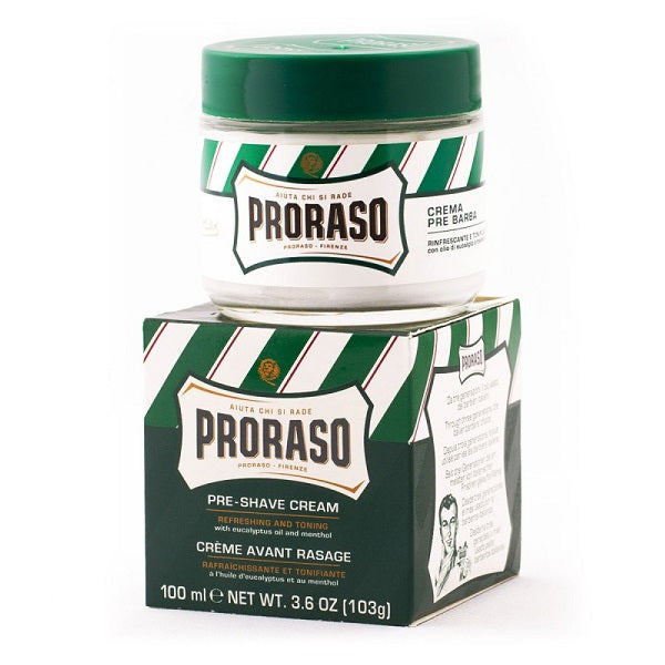 Proraso Crème Pré-Rasage Verte 100 ml - Crema Pre Barba