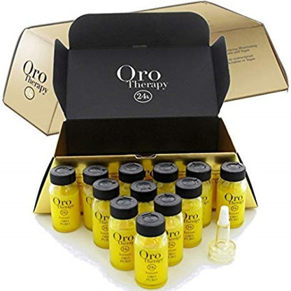 Lotion thérapeutique Fanola Oro Puro 12 x 10 ml