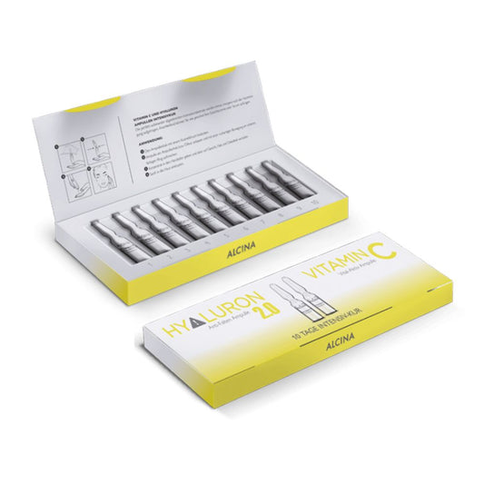 Alcina Hyaluron 2.0 / Vitamine C - traitement en ampoules - 10x1ml