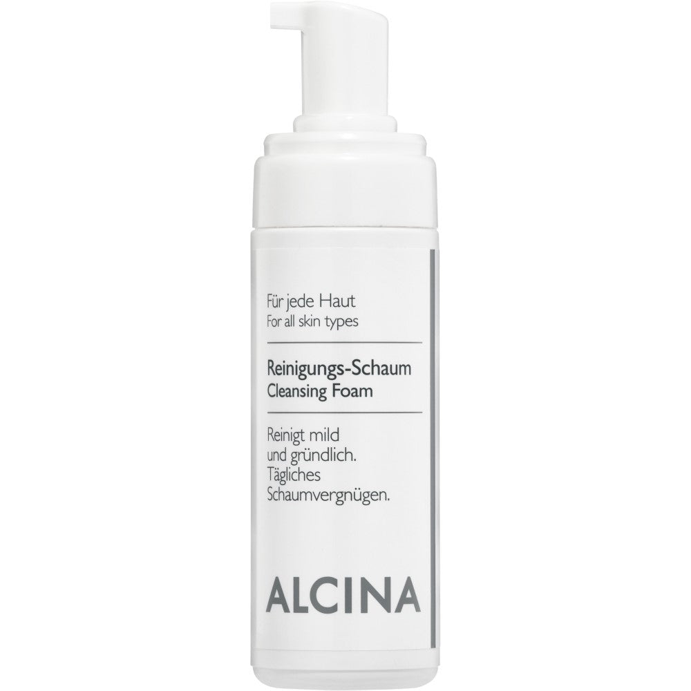 Alcina Geschenkset Clean & Glow – Reinigungsschaum 150 ml + 5-Minuten-Maske 50 ml + Tasche