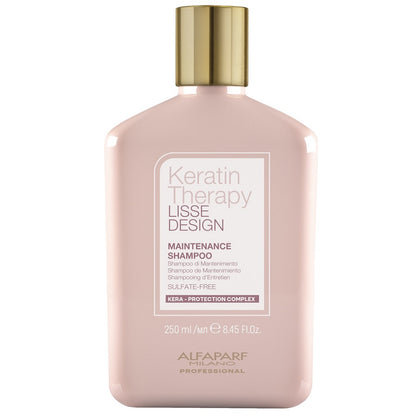 Alfaparf Milano Keratin Therapy GLASS HAIR Geschenkset - Shampoo 250ml + Liquid Glass 250ml + Bürste