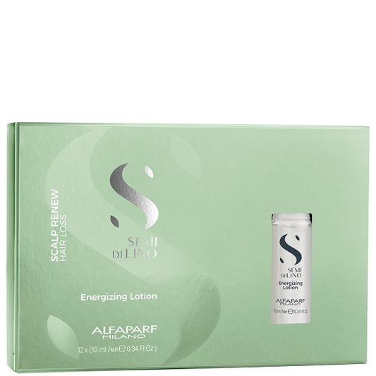 Alfaparf Milano Semi Di Lino Scalp Renew Energizing Lotion 12x10 ml
