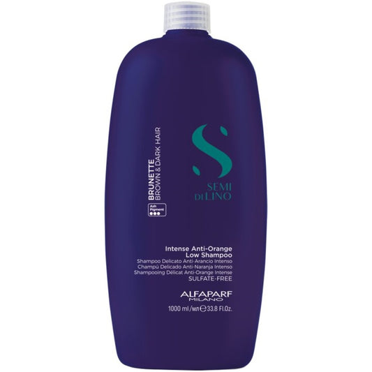 Alfaparf Milano Semi di Lino Brunette Shampooing Anti Orange 1000 ml