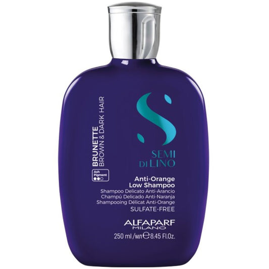 Alfaparf Milano Semi di Lino Brunette Shampooing Anti Orange 250 ml