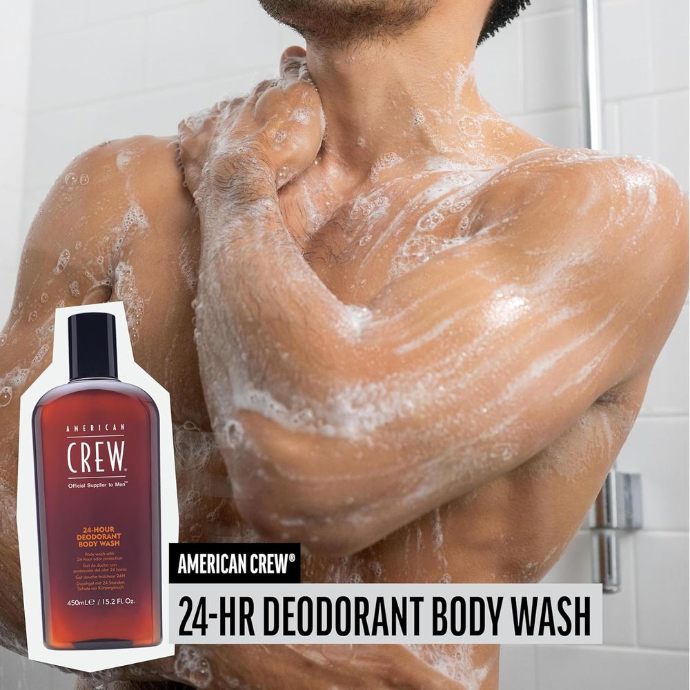 American Crew Déodorant nettoyant pour le corps 24 heures 450 ml