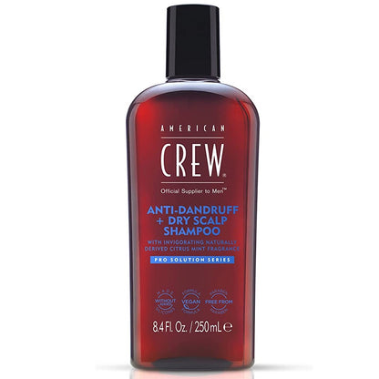 American Crew Shampoing Antipelliculaire + Cuir Chevelu Sec 250 ml