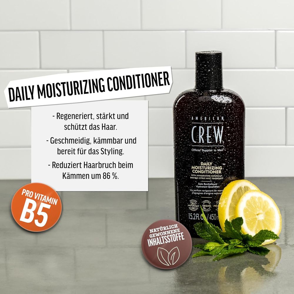 American Crew Après-shampooing hydratant quotidien 250 ml