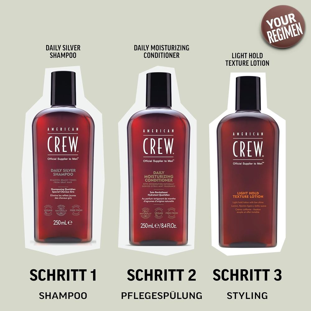American Crew Daily Silver Shampoo 250ml