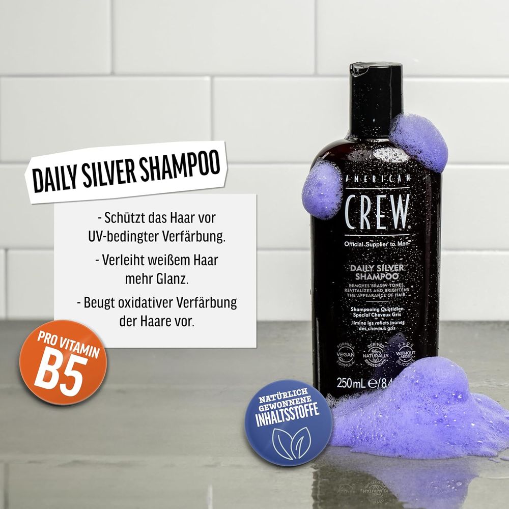 American Crew Daily Silver Shampoo 250ml