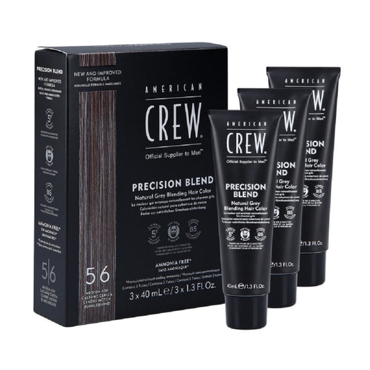 American Crew PRECISION BLEND 5/6 MEDIUM ASH 3X40ml