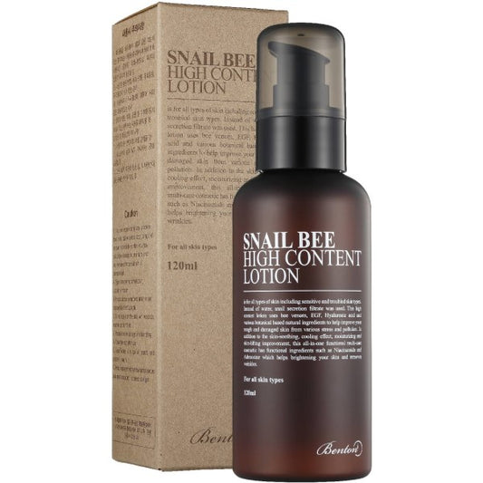 Benton Snail Bee Lotion à haute teneur 120 ml