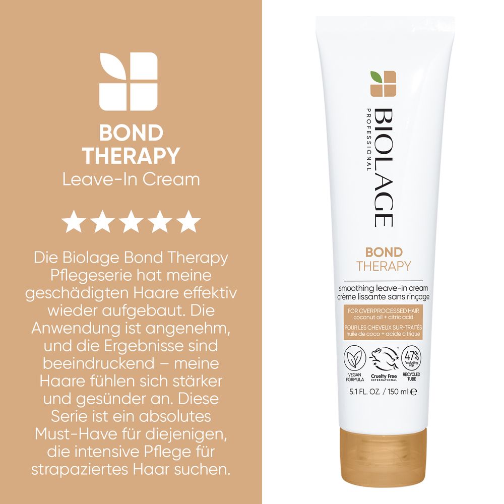 Biolage Bond Therapy XMAS Coffret - Shampoing 250 ml + Après-shampooing 200 ml + Crème sans rinçage 150 ml