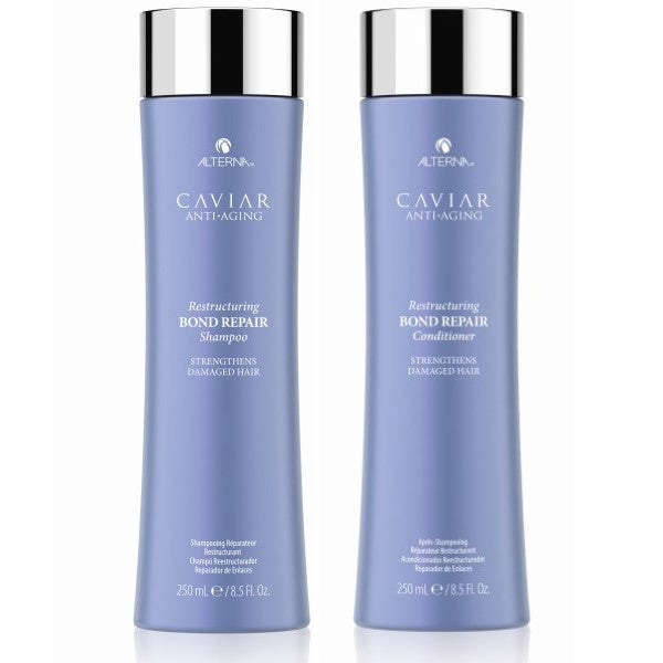 Alterna Caviar Coffret Anti-Âge Restructurant Bond Repair - Shampoing 250 ml + Après-Shampooing 250 ml