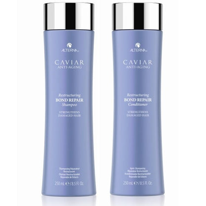 Alterna Caviar Coffret Anti-Âge Restructurant Bond Repair - Shampoing 250 ml + Après-Shampooing 250 ml