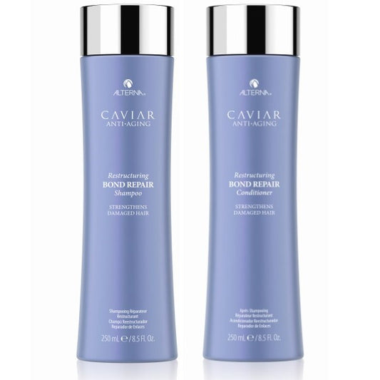 Alterna Caviar Coffret Anti-Âge Restructurant Bond Repair - Shampoing 250 ml + Après-Shampooing 250 ml