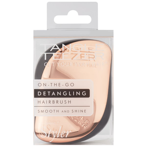 Tangle Teezer Compact Styler Rose Gold (noir) - brosse à cheveux