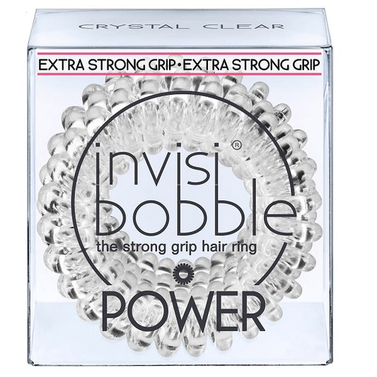 Invisibobble POWER Crystal Clear - Haargummi 3 Stück