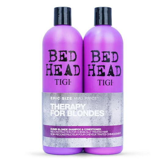 Shampoing et après-shampoing Tigi Bed Head Color Dumb Blonde Tween Duo 750 ml