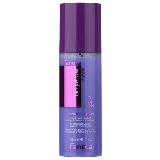 Après-shampoing biphasé sans rinçage Fanola No Yellow 150 ml
