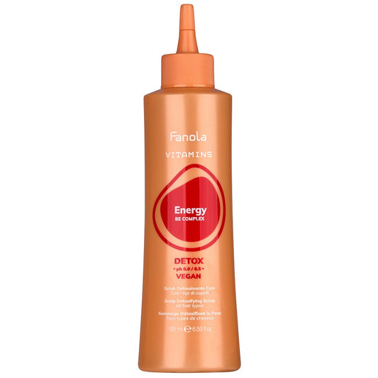 Gommage fluide détoxifiant pour le cuir chevelu Fanola Vitamins Energy 195 ml