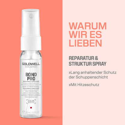 Goldwell Dualsenses Bond Pro Sommer Set - Shampoo 100 ml + Treatment 50 ml + Repair- & Structure Spray 30 ml